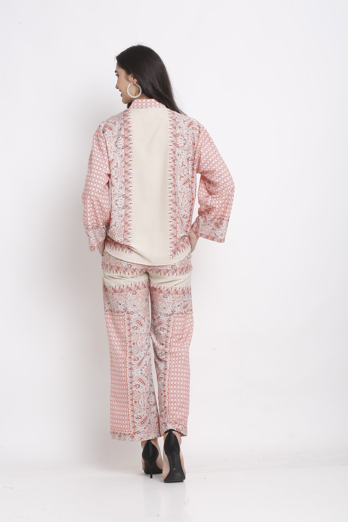 C&C Ditsy Printed Shirt with trouser clothing set